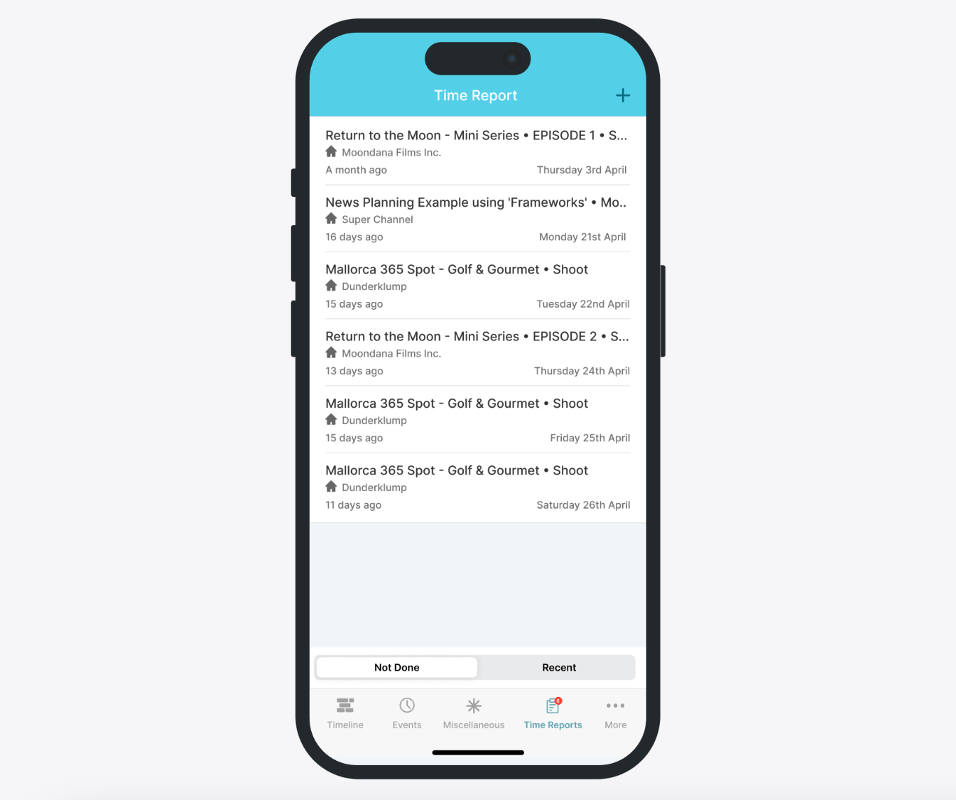 IOS view from farmerswife app